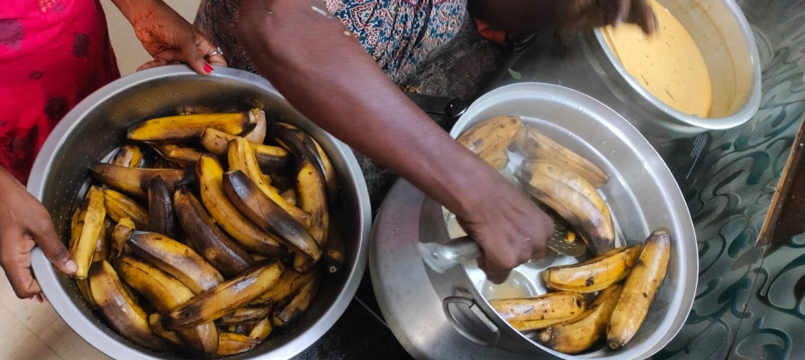 The Children LOVE steamed bananas!
